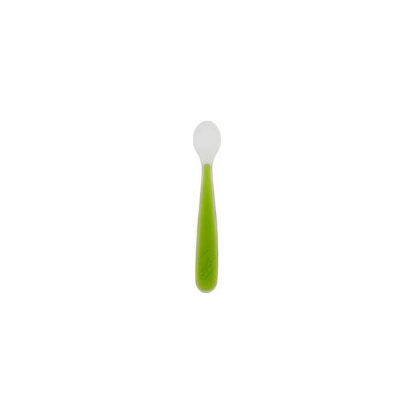 CHICCO Κουτάλι Σιλικόνης Soft 6m+, Πράσινο